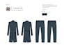 design tech pack for uniform, scrubs and workwear clothing